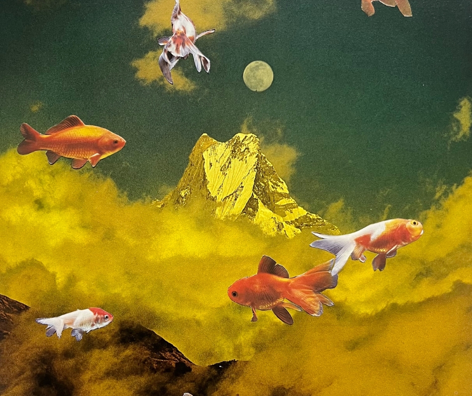 Flying Goldfish - Artwork by Natalie Will
